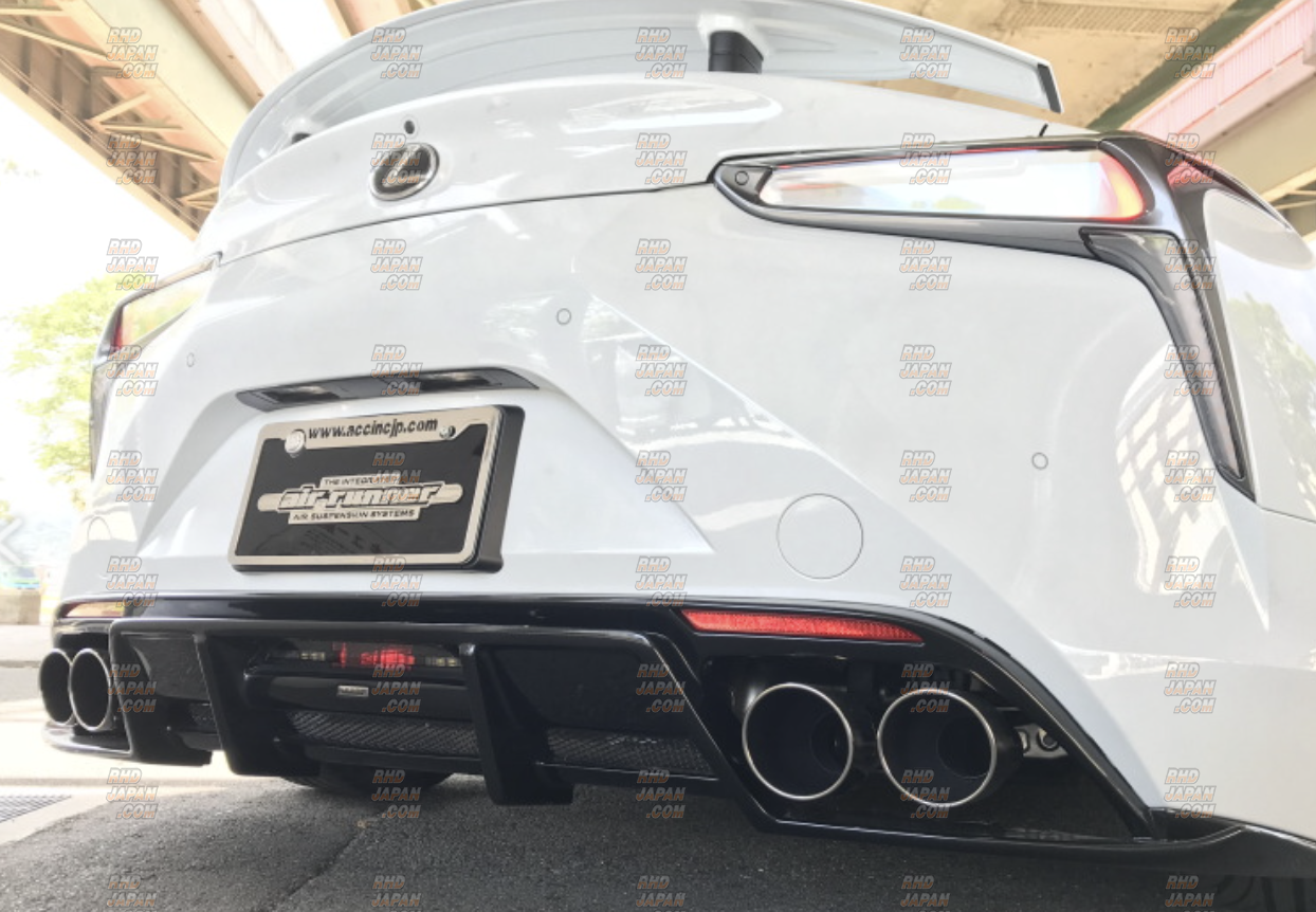 Lexon Quad Exhaust Tip Set for Rear Under Diffuser Stainless Steel - Lexus LC500 URZ100 LC500h GWZ100